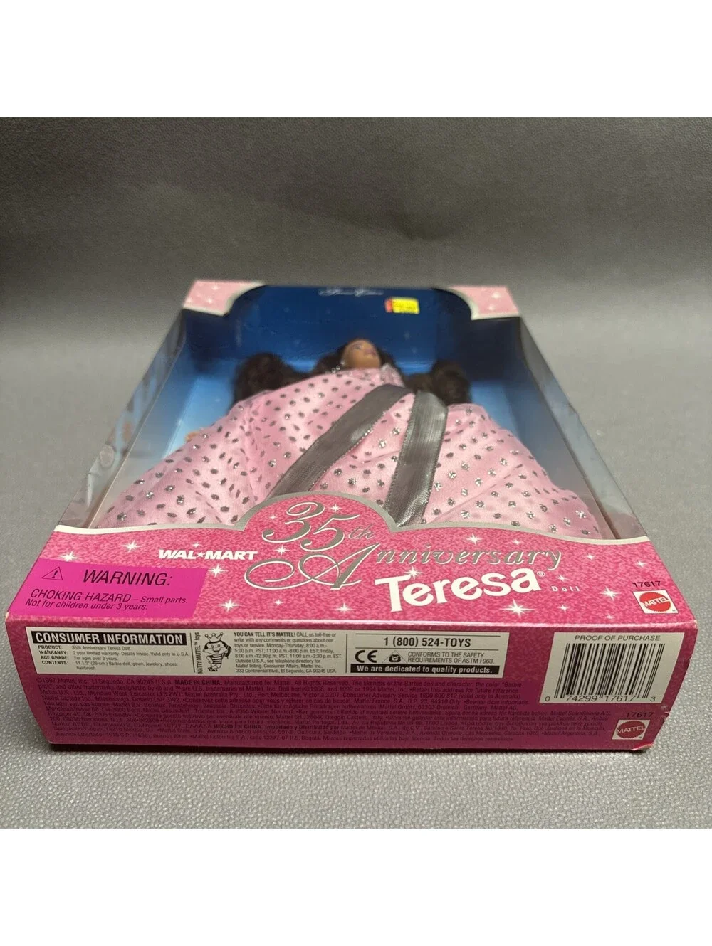 Barbie Wal-Mart 35th Anniversary Teresa Doll Special Edition 1997 Mattel #17617